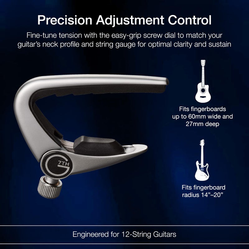 G7th Newport Capo (12 String Silver) - Image 3